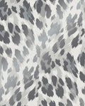 Abstract Spotted Gray White Rug - Cutout View