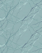 Aqua Blue Marble Vein Rug - Cutout View
