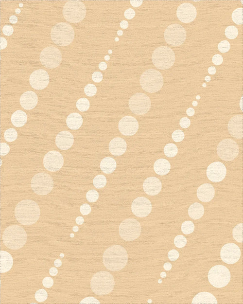 Beige Minimalist Dotted Diagonal Grid Rug - Cutout View
