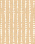 Beige Polka Dot Vertical Linear Rug - Cutout View