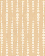 Beige Polka Dot Vertical Linear Rug - Cutout View