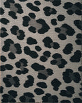 Black And Gray Leopard Spots Rug - Cutout View