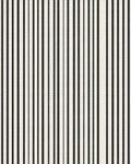 Black White Uneven Stripe Rug - Cutout View