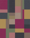 Bold Geometric Blocks Color Blocks Rug - Cutout View
