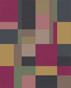 Bold Geometric Blocks Color Blocks Rug - Cutout View