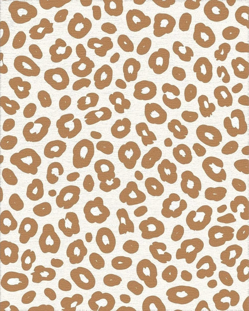 Bold Leopard Spots Pattern Rug - Cutout View