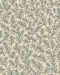 Botanical Outline Foliage Pattern Rug - Cutout View