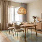Citrus Slices In Pastel Hues Rug Dining Room View