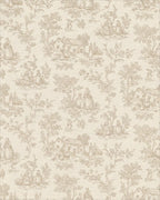 Classic Countryside Village Scene Rug - Cutout View