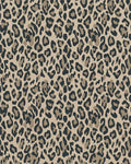Classic Leopard Spots Tan Rug - Cutout View