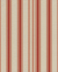 Classic Red Stripe Area Rug - Cutout View