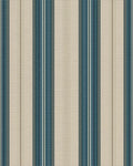 Coastal Teal Stripe Classic Rug - Cutout View