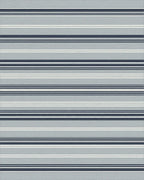 Cool Gray Navy Blue Striped Rug - Cutout View