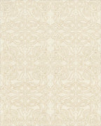 Cream Beige Intertwined Celtic Knot Rug - Cutout View