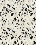 Cream Black Spotted Splash Rug - Cutout View