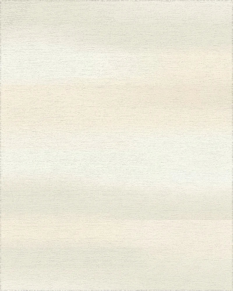 Creamy horizontal banded abstract Rug - Cutout View