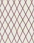 Crimson Woven Diamond Lattice Rug - Cutout View