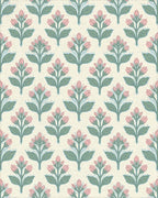 Pink Green Sky Rug - cutout