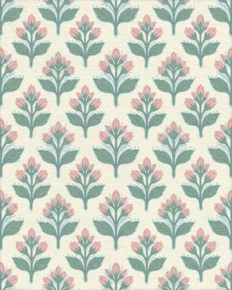 Pink Green Sky Rug - cutout