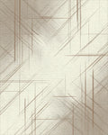 White Cream Minimalist Rug - cutout