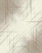 White Cream Minimalist Rug - cutout