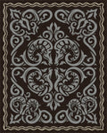 Moroccan Brown Cream Rug - cutout
