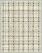Cream Gray Geometric Rug - cutout