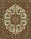 Vintage Red Yellow Rug - cutout