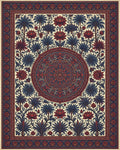 Red Indigo Crimson Rug - cutout