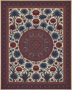 Red Indigo Crimson Rug - cutout