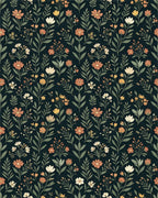 Scandinavian Black Green Rug - cutout