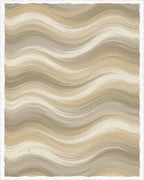Beige Geometric Minimalist Rug - cutout