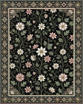Moroccan Black Gold Rug - cutout