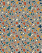 Geometric Fragment Multicolor Area Rug - cutout