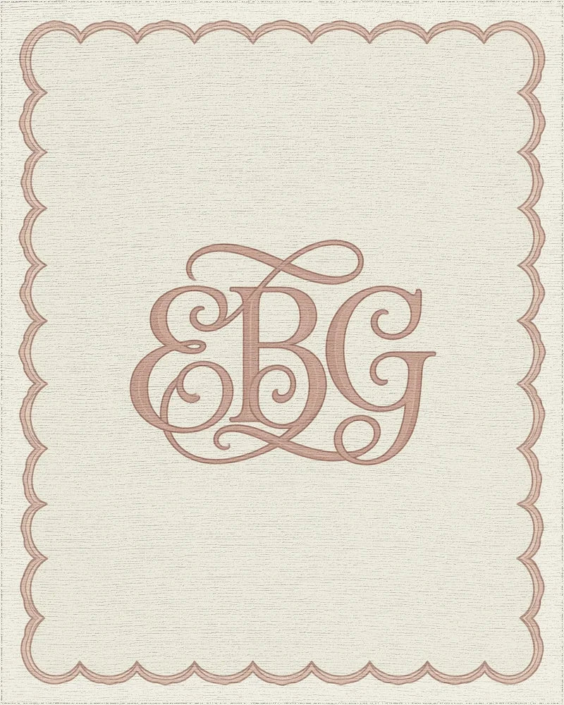 White Beige Minimalist Rug - cutout