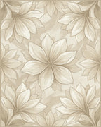 Transitional Cream Beige Rug - cutout