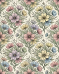 Green Lavender Yellow Rug - cutout