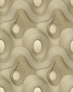 Cream Abstract Geometric Rug - cutout