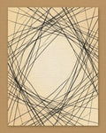 Black Cream Beige Rug - cutout