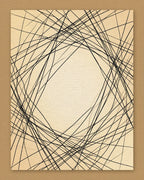Black Cream Beige Rug - cutout