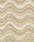 Organic Oatmeal Wave Minimalist Rug - cutout