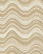 Organic Oatmeal Wave Minimalist Rug - cutout