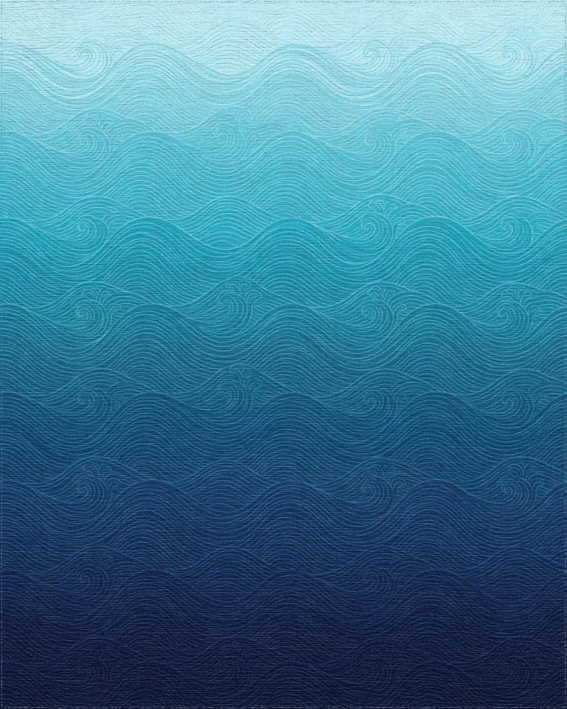 Farmhouse Navy Indigo Rug - cutout