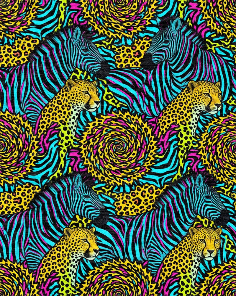 Magenta Yellow Dense Rug - cutout