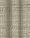 Neutral Grid Textured Linen Rug - cutout