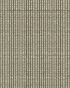 Neutral Grid Textured Linen Rug - cutout