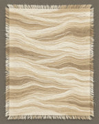 Beige Minimalist Geometric Rug - cutout