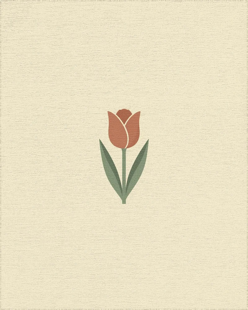 Cream Green Geometric Rug - cutout
