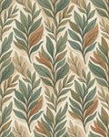 Green Beige Cream Rug - cutout