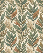 Green Beige Cream Rug - cutout